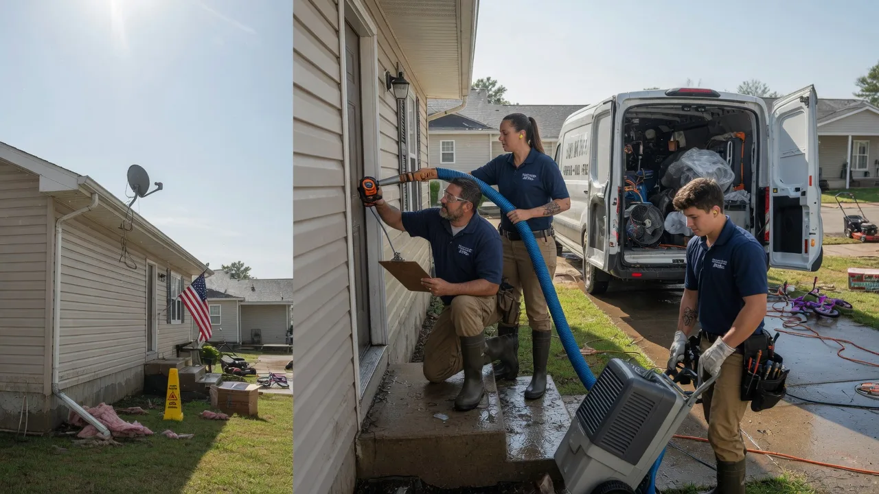 Ceiling Water Damage Restoration in Carlock, IL near me